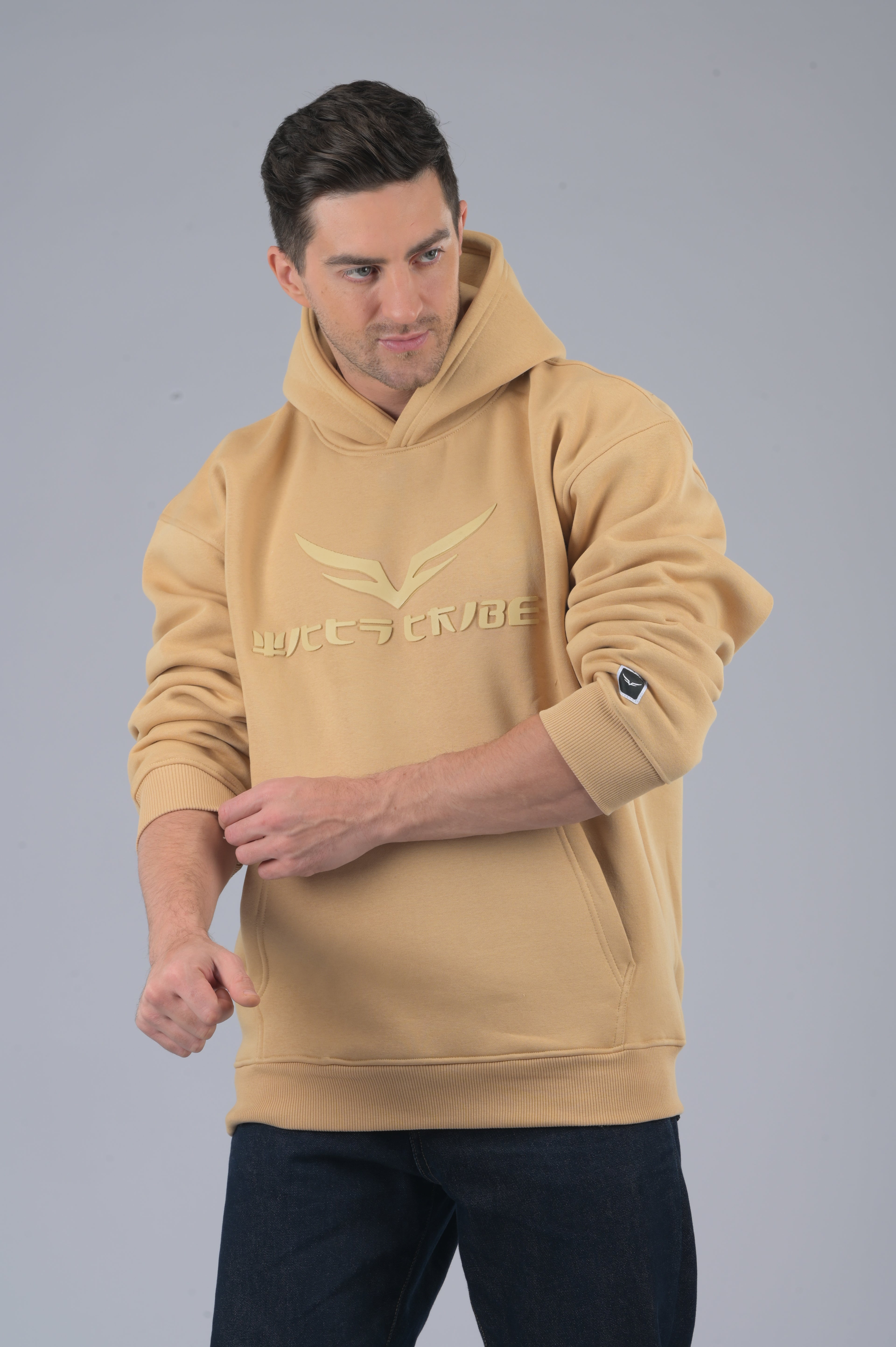OVERSIZED KHAKI HOODIE