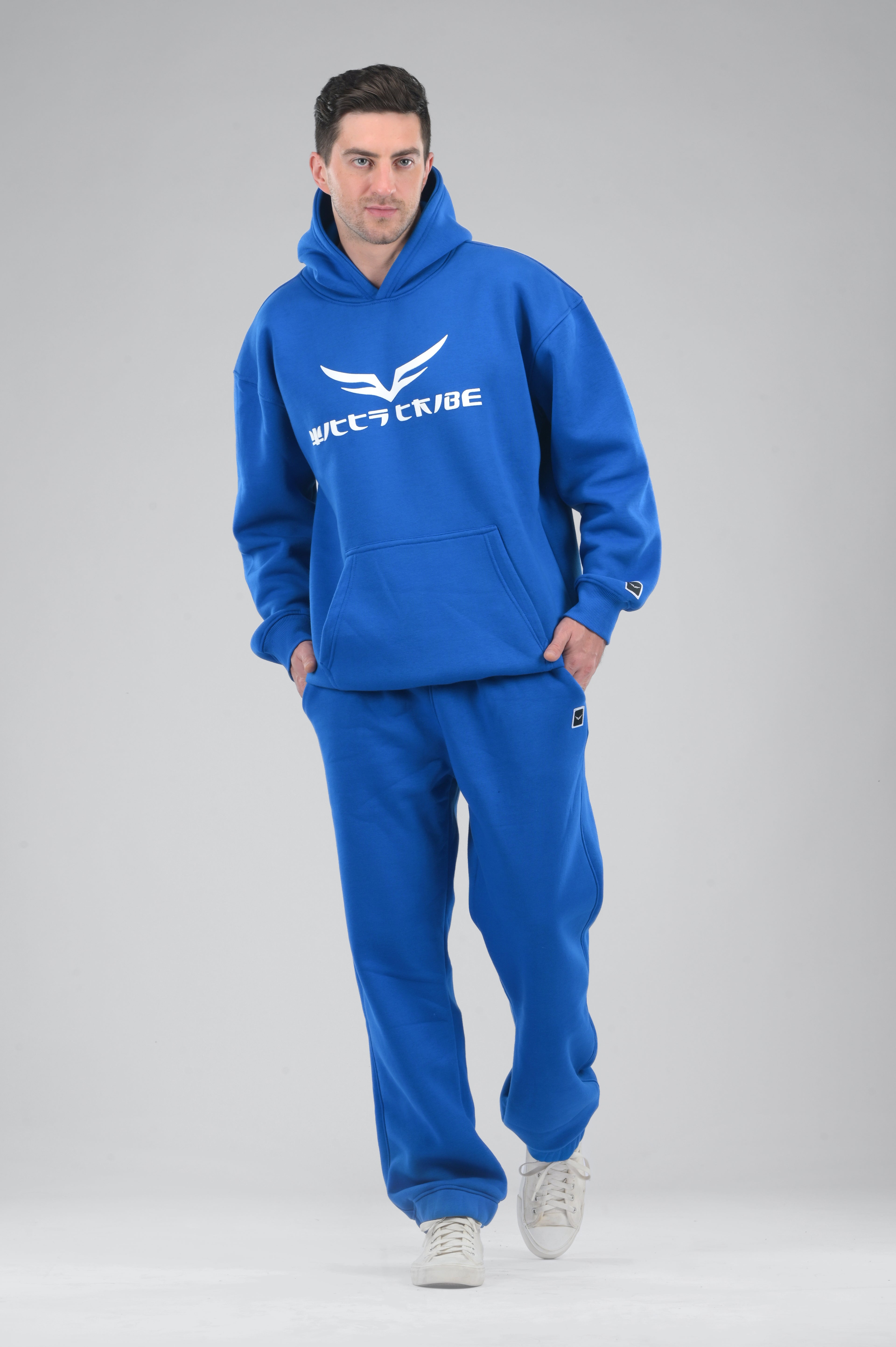 OVERSIZED BLUE HOODIE
