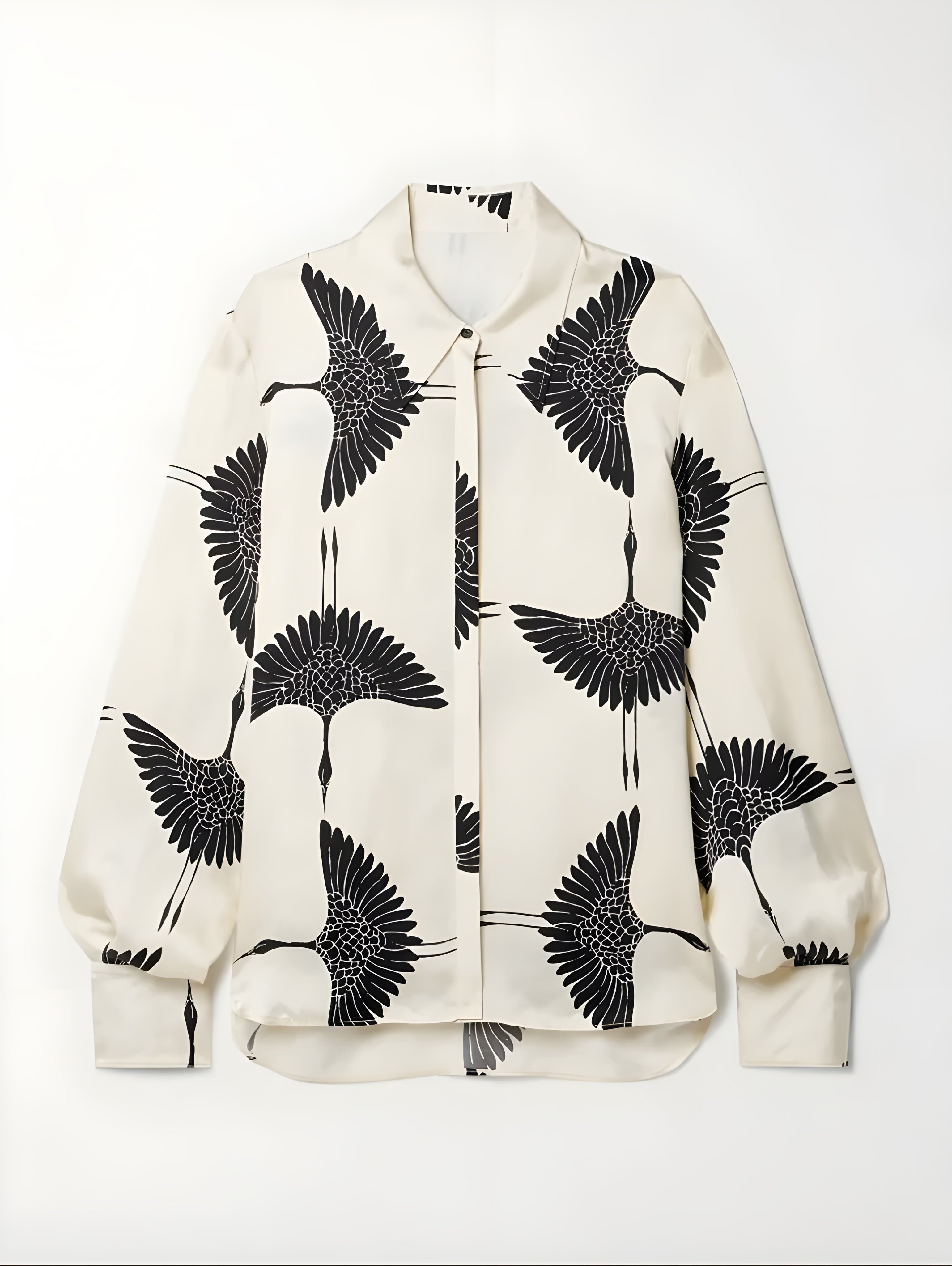 Wings printed korean cord set